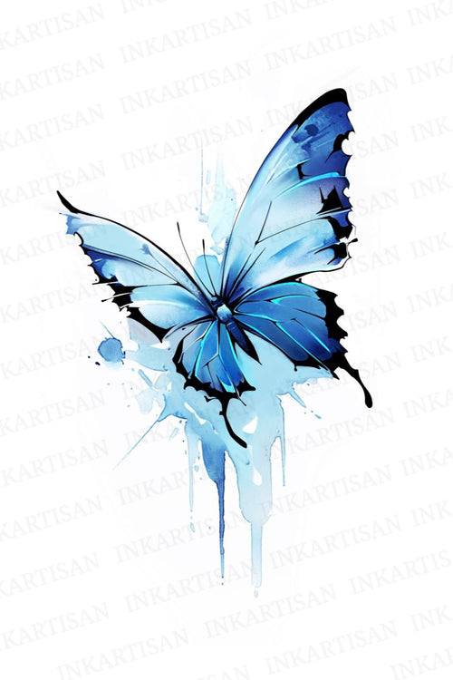 Ink Splash Wings Temporary Tattoo - INKARTISAN