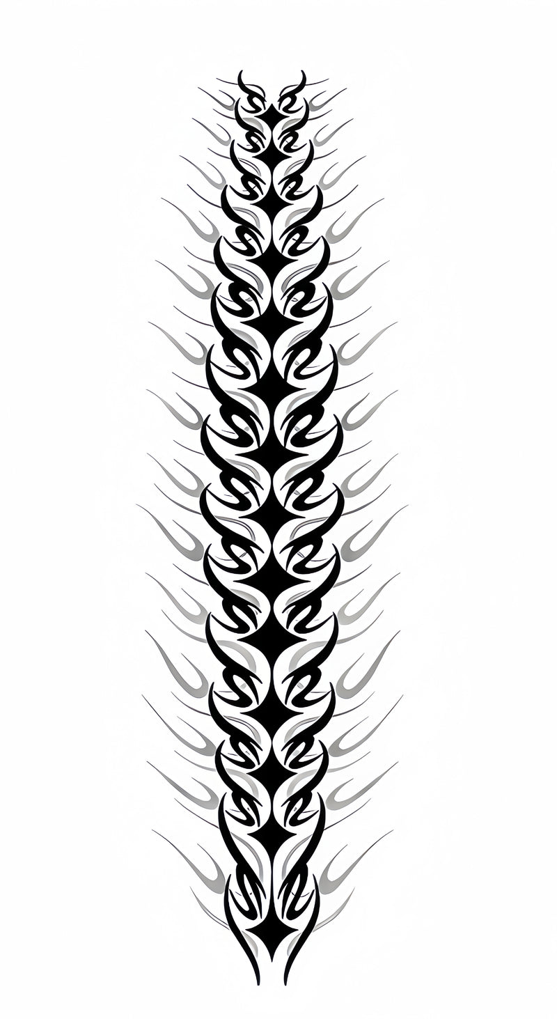 Devil’s Spine Temporary Tattoo - INKARTISAN