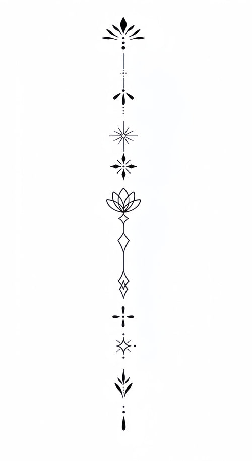 Dot & Bloom Temporary Tattoo - INKARTISAN