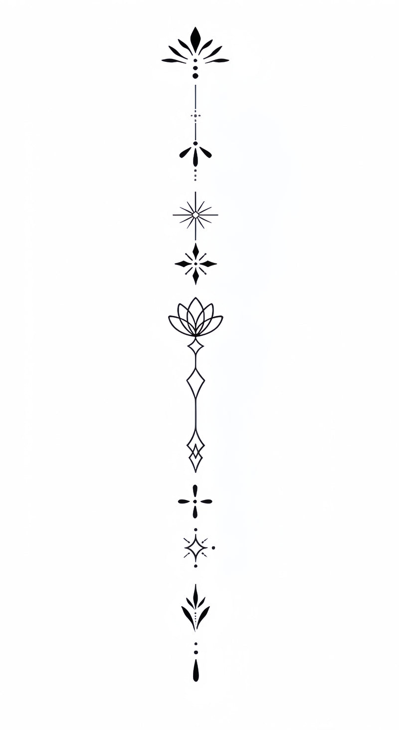 Dot & Bloom Temporary Tattoo - INKARTISAN