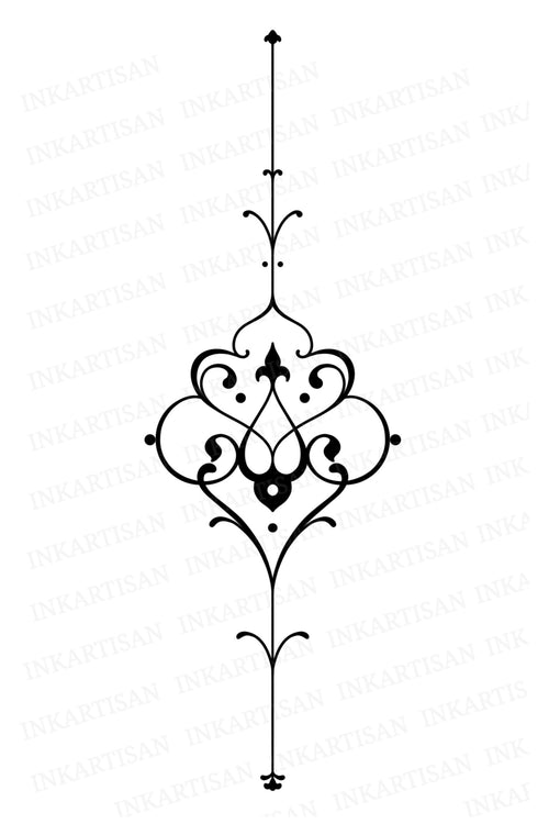 Intricate Arabesque Temporary Tattoo - INKARTISAN