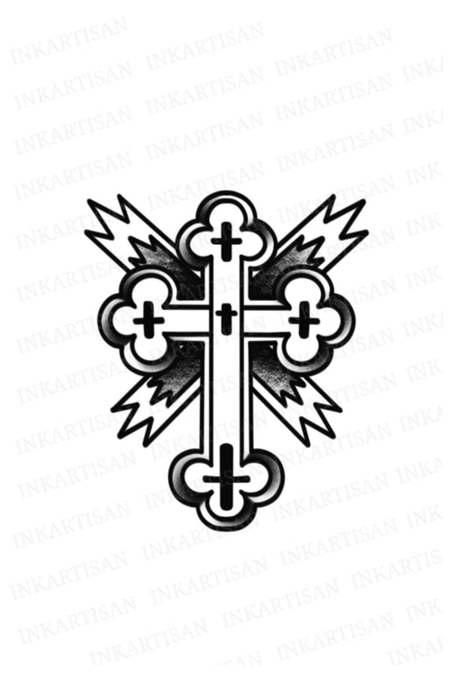 Divine Intersection Temporary Tattoo - INKARTISAN