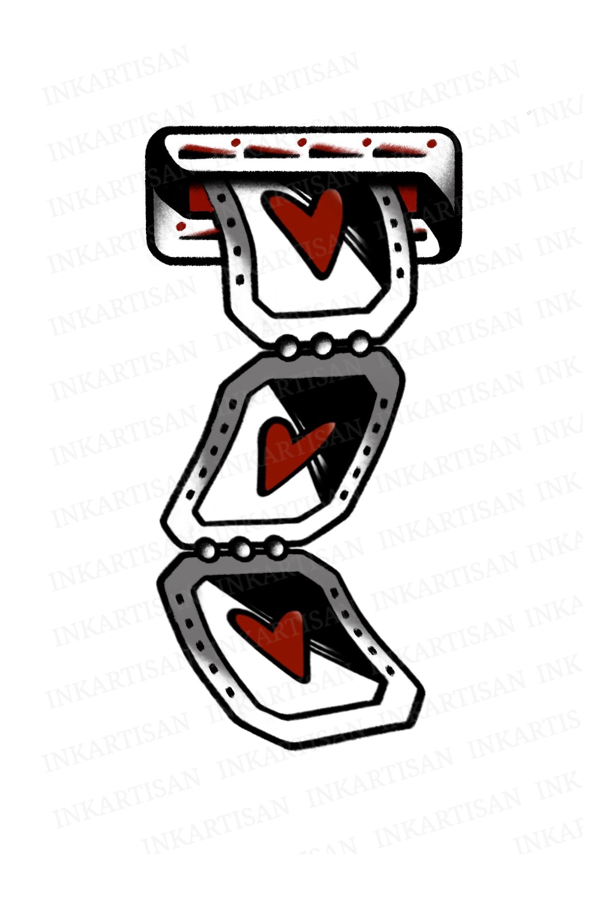 Sequence of Love Temporary Tattoo - INKARTISAN