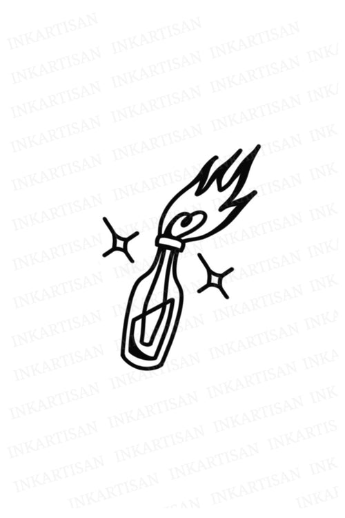 Fire of Revolution Temporary Tattoo - INKARTISAN